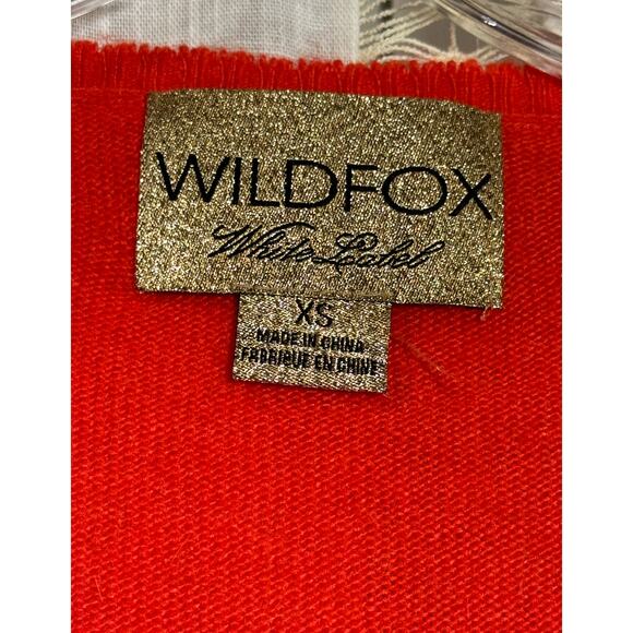 Wildfox White Label Oversized Sweater Red Sequin Angora Taylor Swift Soft - Picture 9 of 14